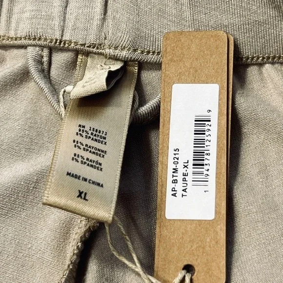 SKIMS Sleep Pajama Lounge Pants Taupe XL - Picture 8 of 10